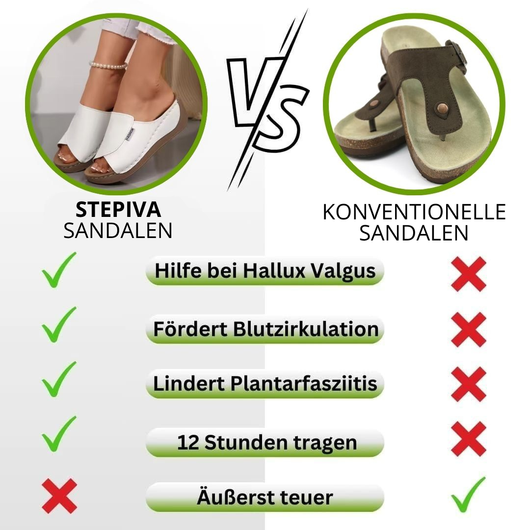 Stepiva Sandalen - Spüre den Unterschied bei jedem Schritt